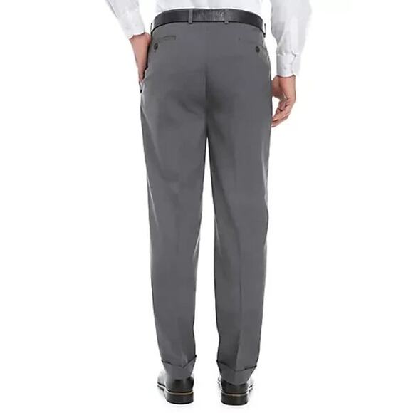 Lauren Ralph Lauren UltraFlex Pleated Cuffed Performance Dress Pants 44 x 32 NWT - Picture 2 of 7